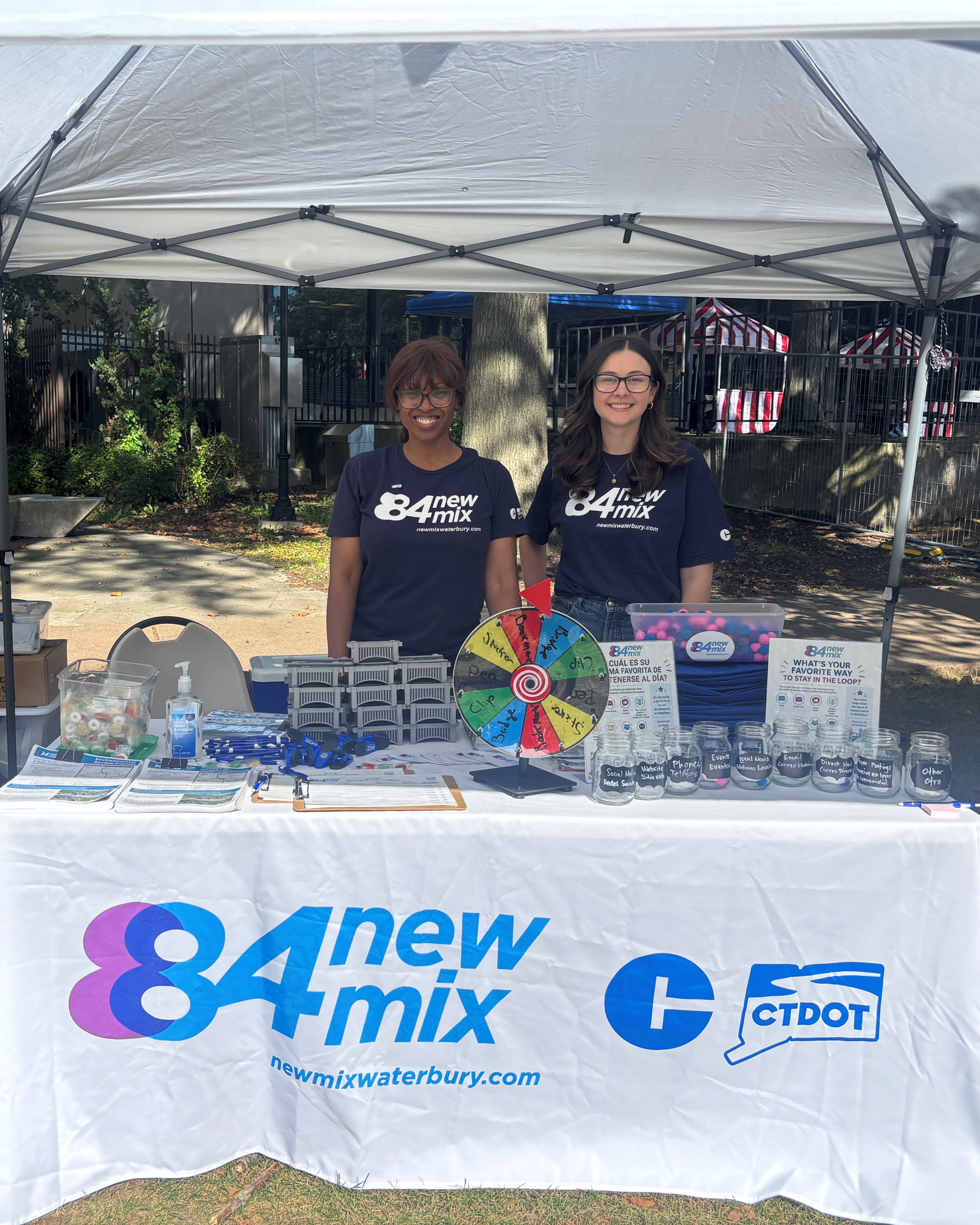 New Mix team at Greater Waterbury Puerto Rican Day event